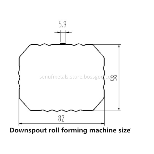 water downspout roll forming machine
